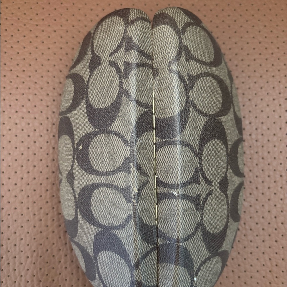 Coach Signature Pattern Glasses Case - Picture 2 of 6
